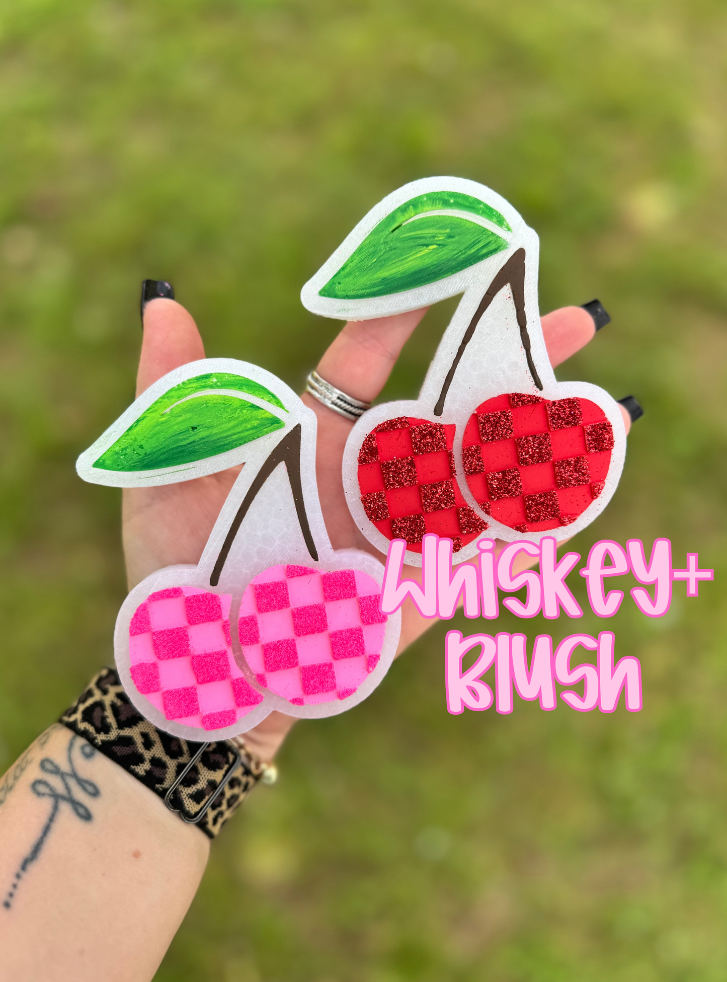 Checkered cherries freshie