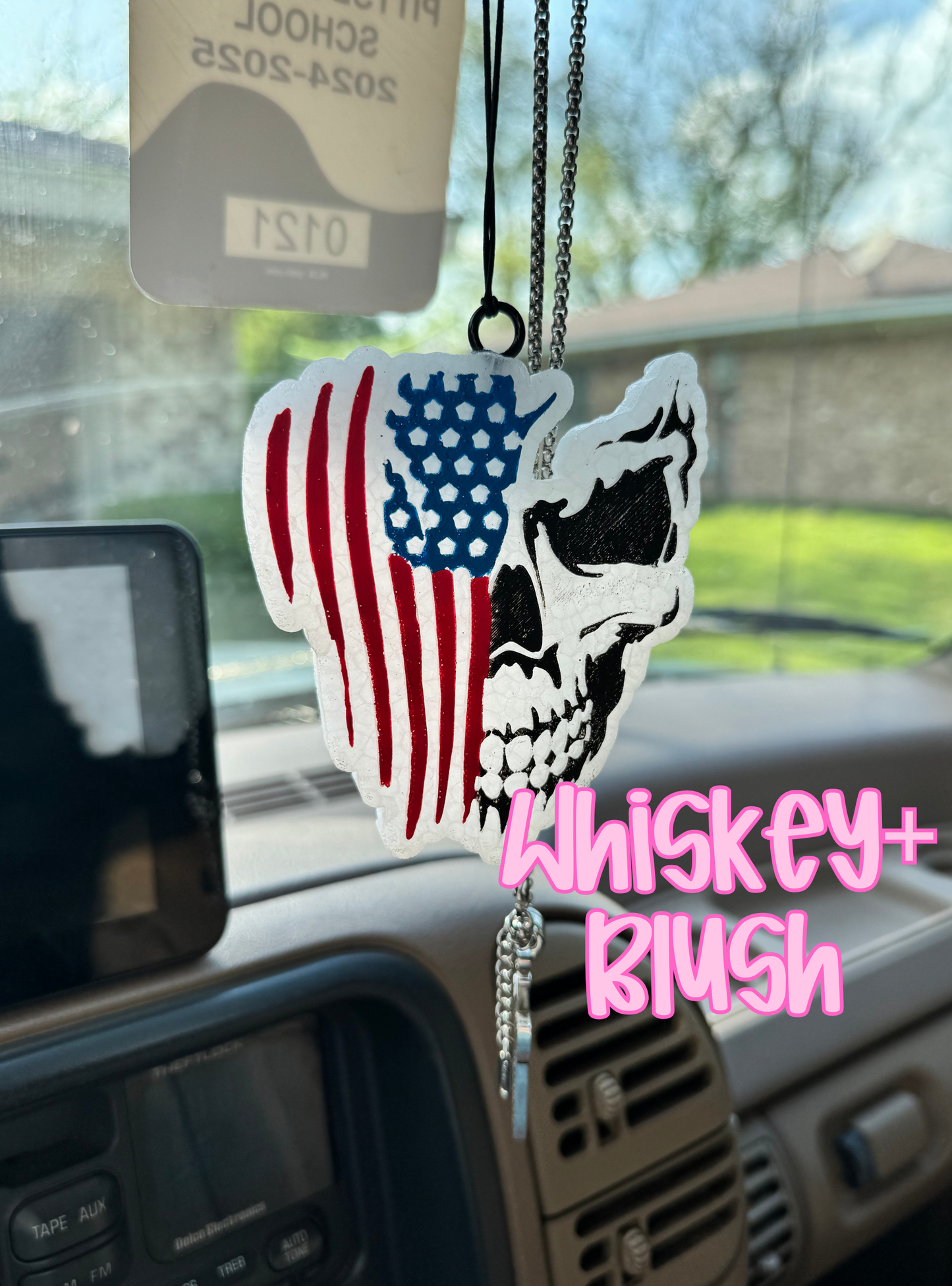 Flag skull freshie