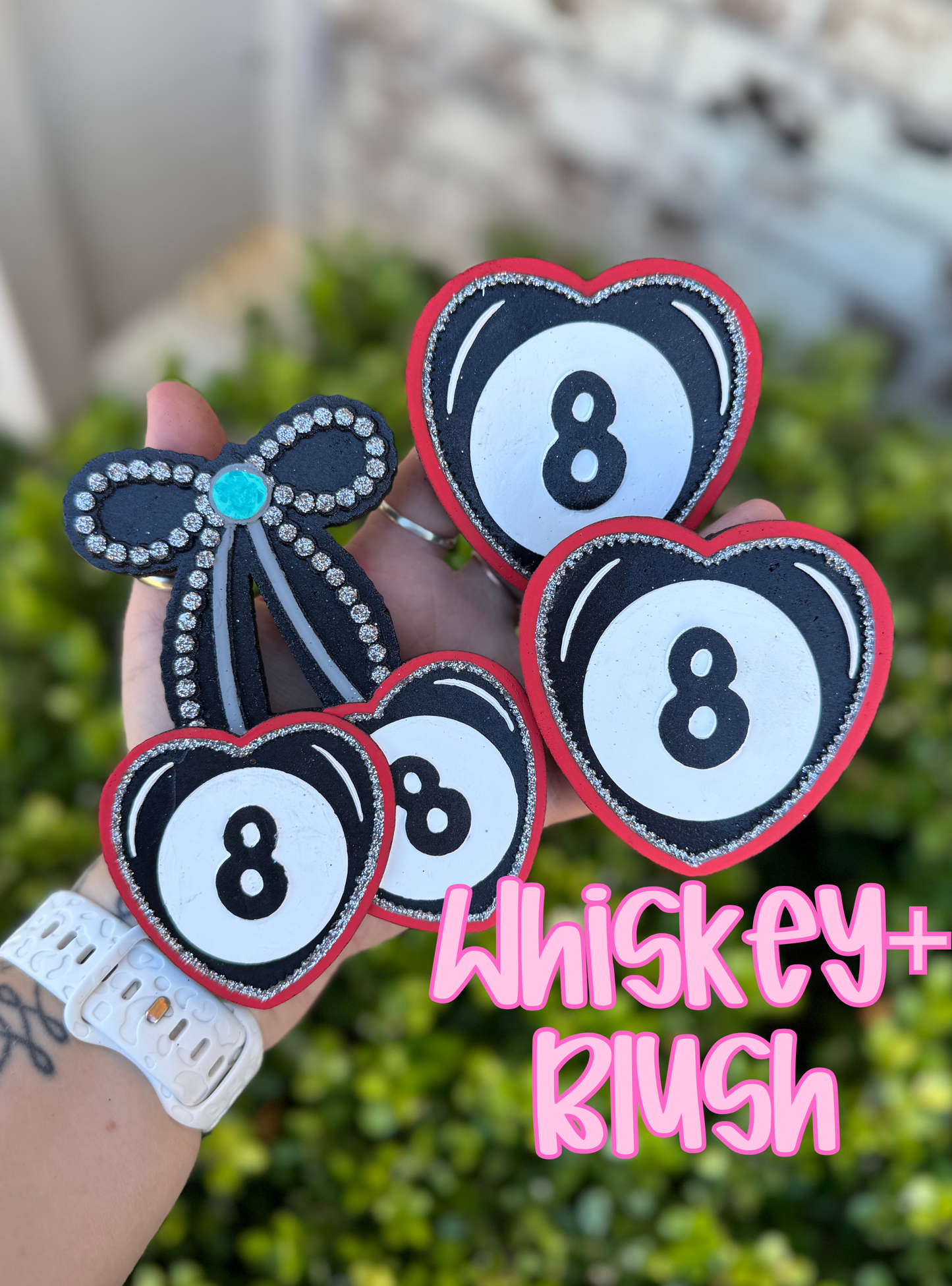 8 ball cherries freshie set