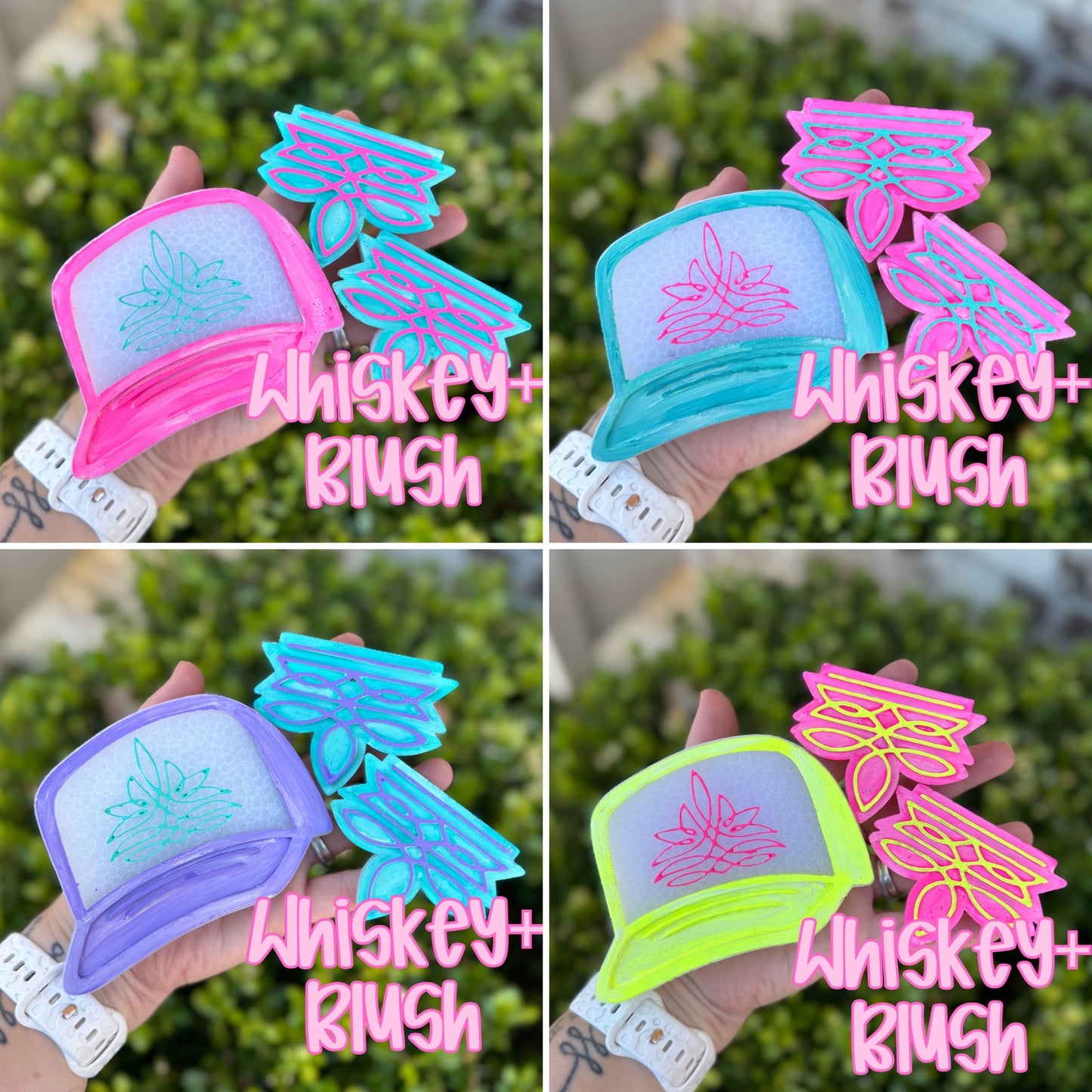 Trucker hat freshie set