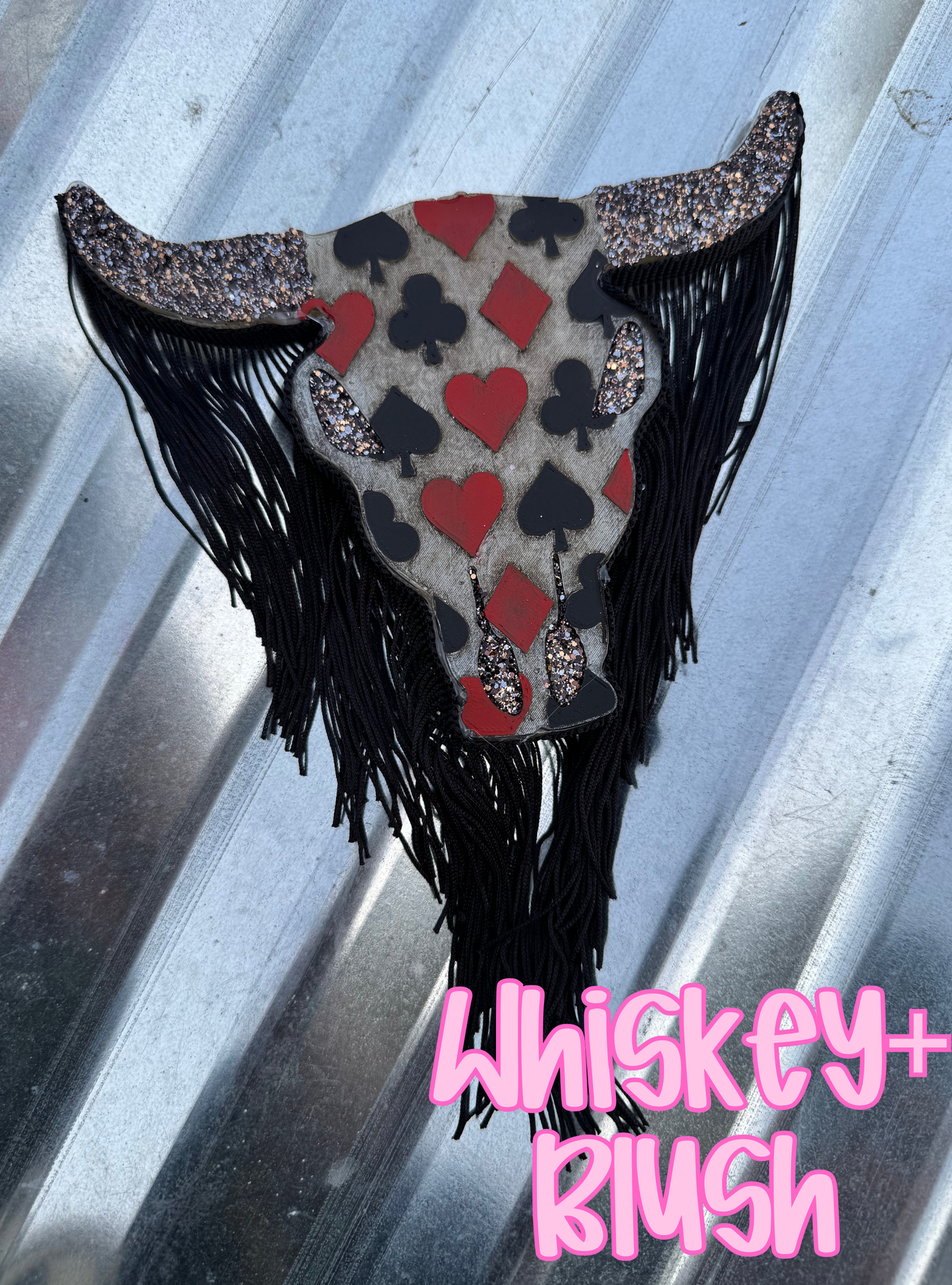 The gambler bull skull freshie