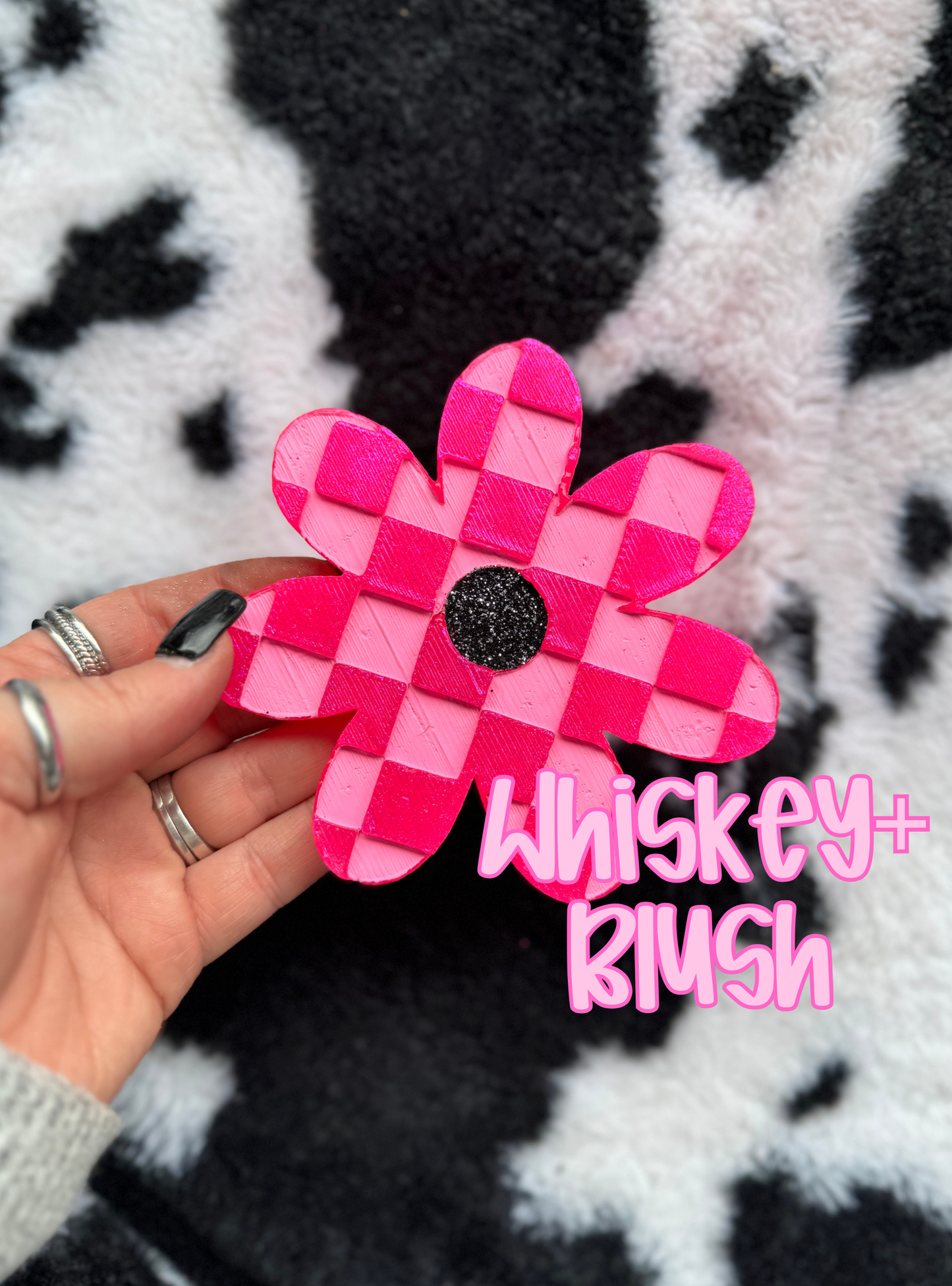 Checkered daisy freshie