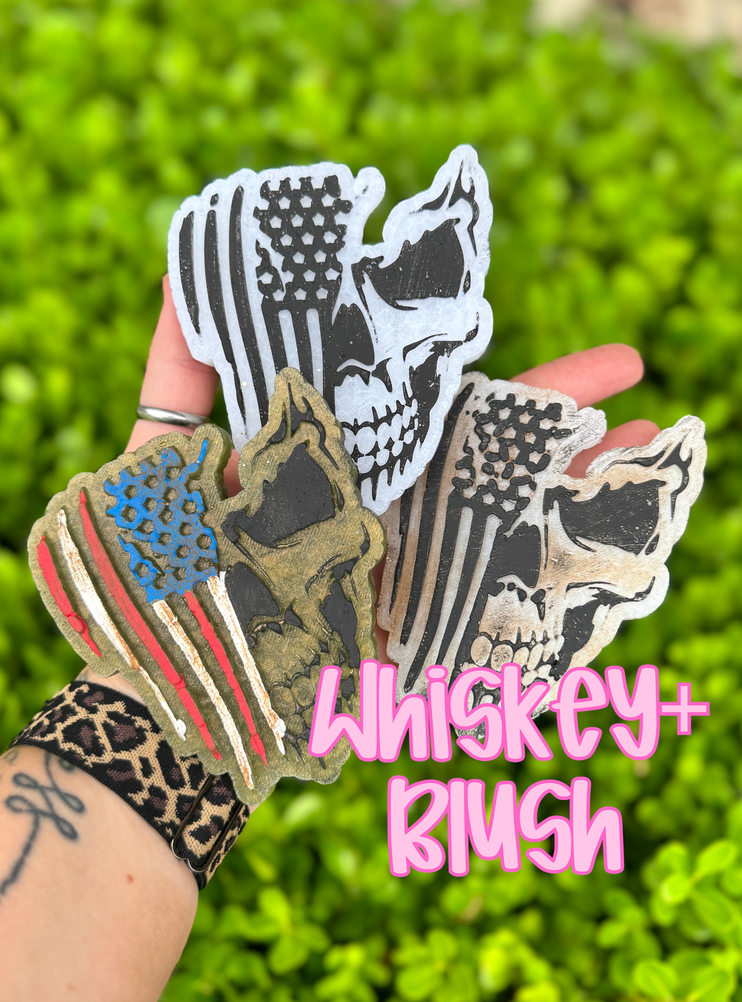 Flag skull freshie