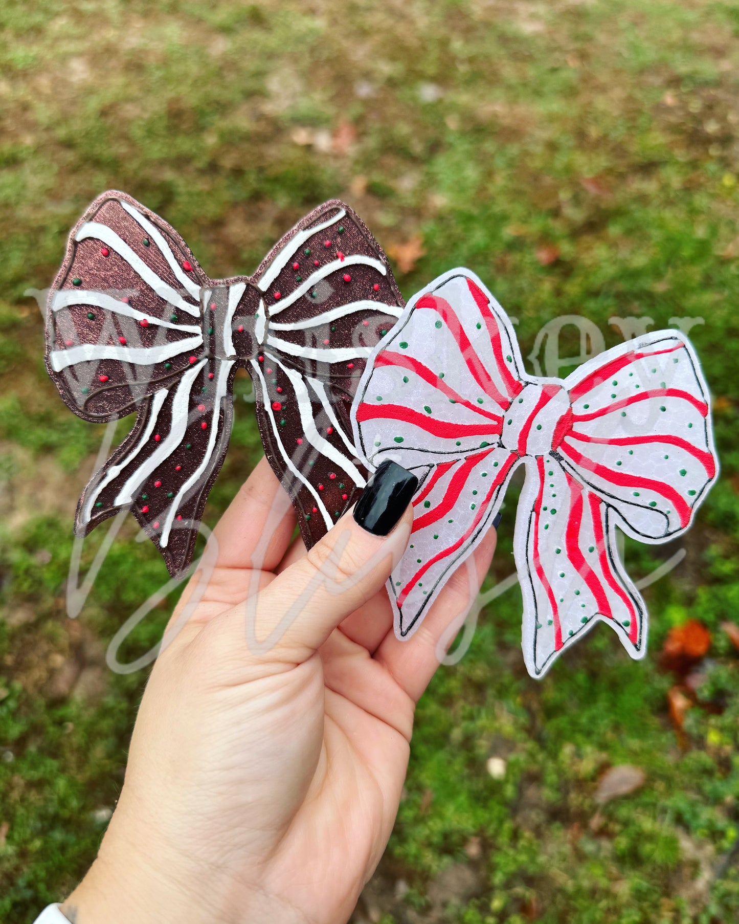 Snack cake bow freshie