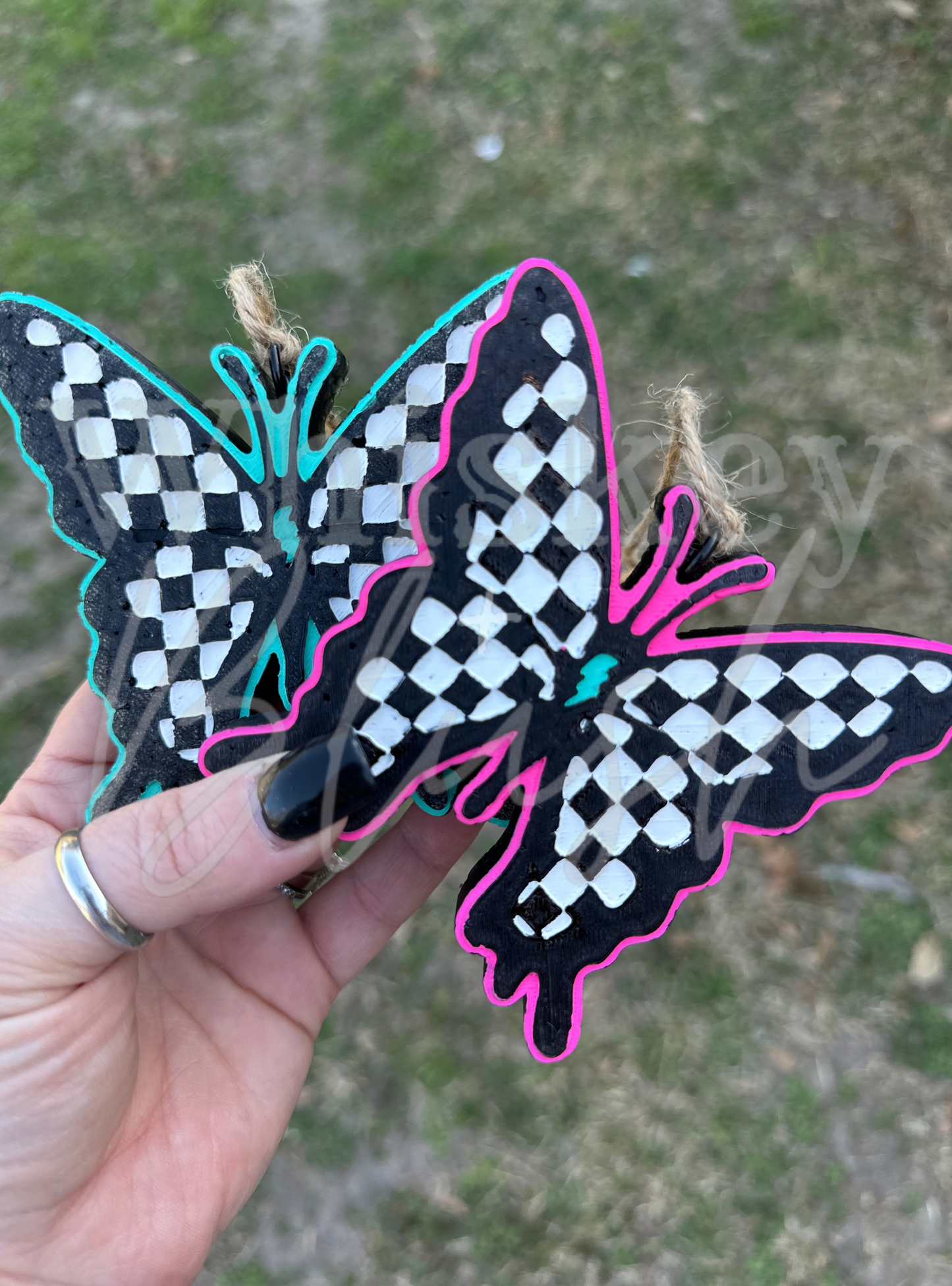 Checkered butterfly