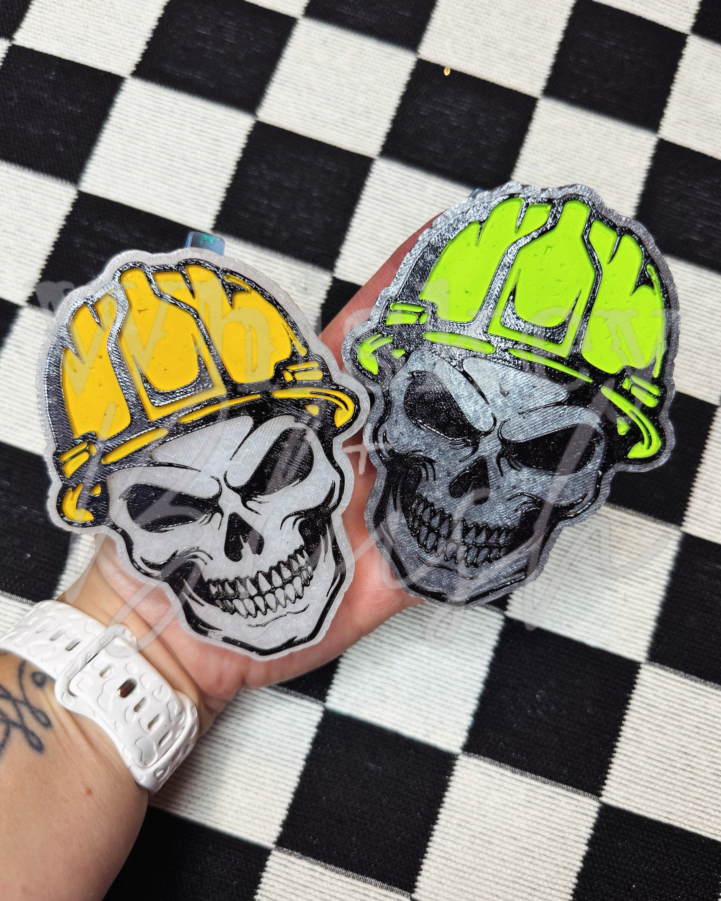 Hard hat skull