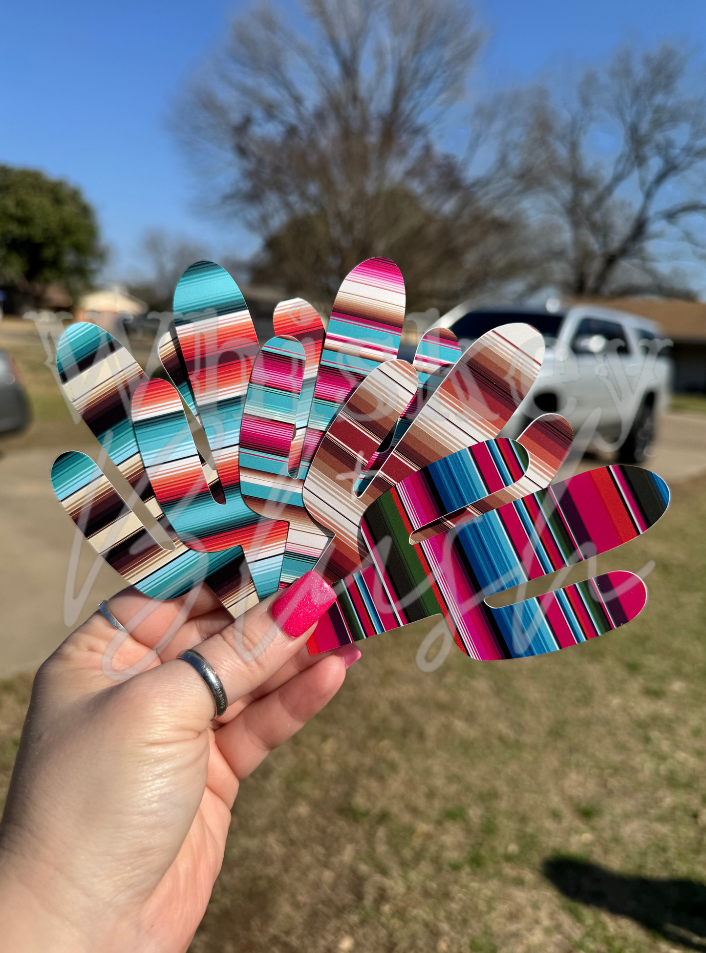 Southern Glitter cactus cardstock grab bag