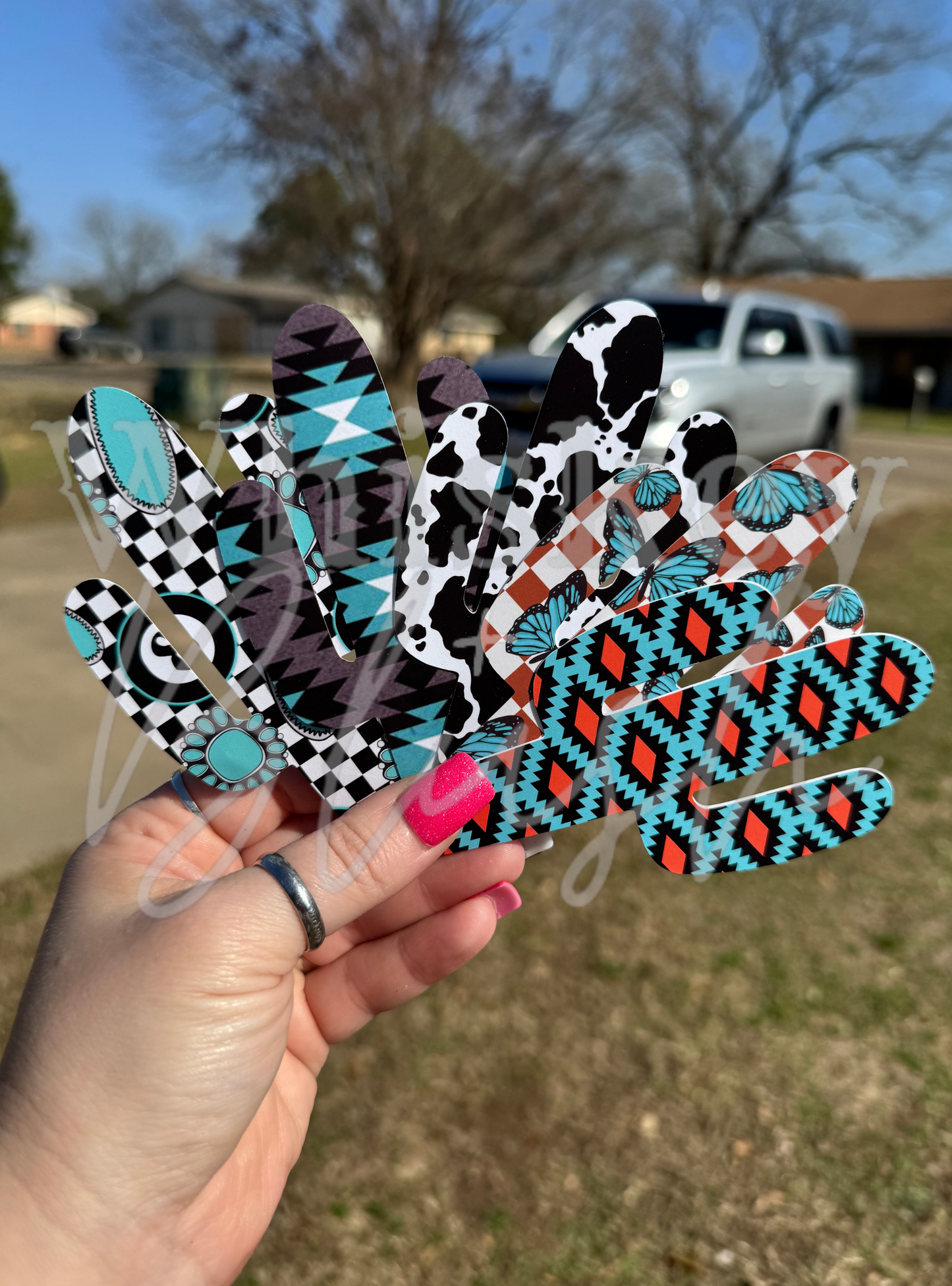 Southern Glitter cactus cardstock grab bag