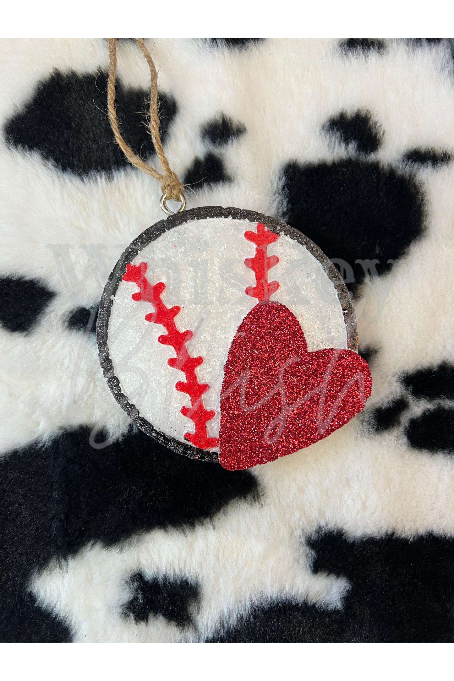 Baseball/softball heart freshie