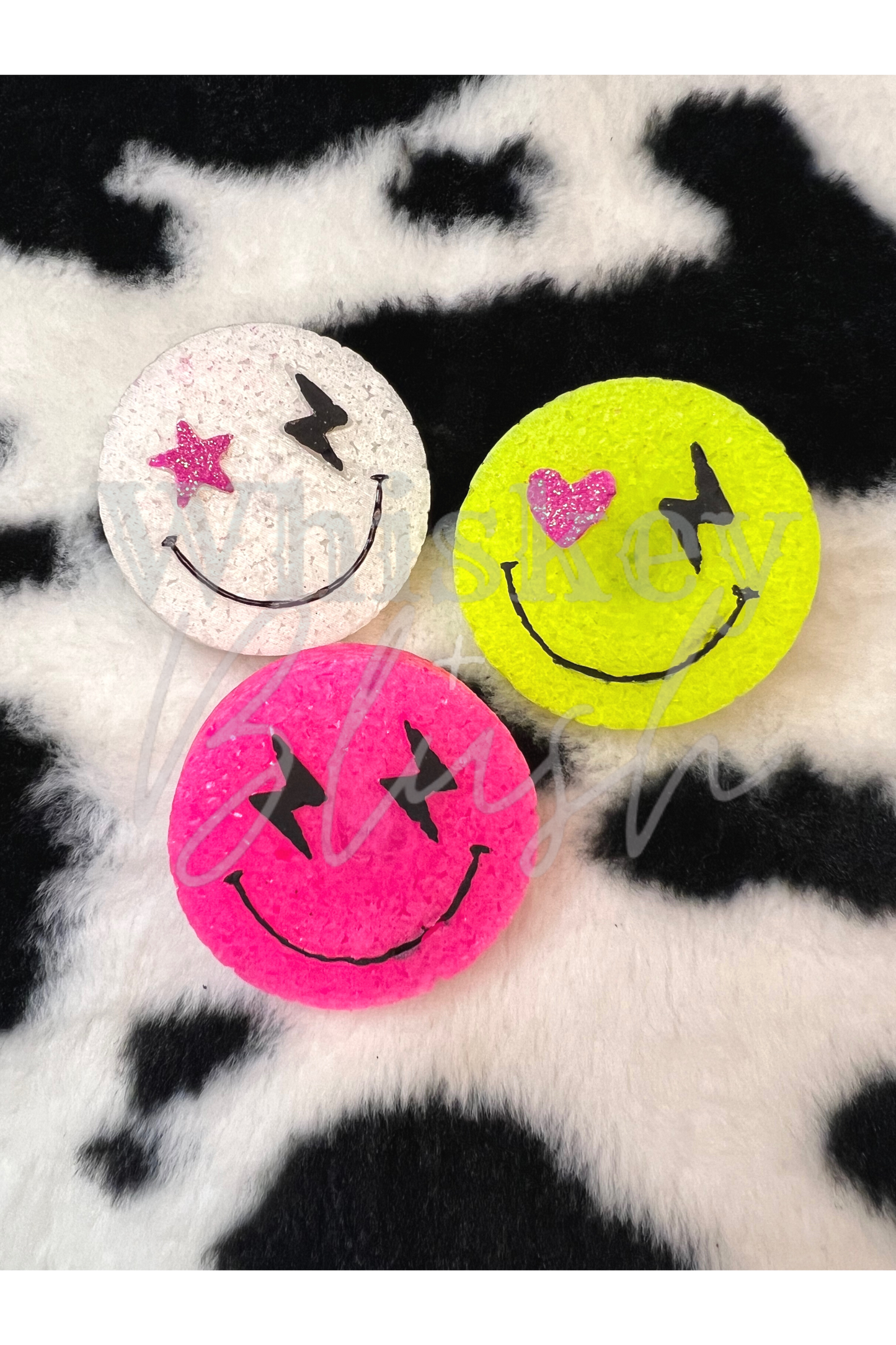Smiley vent clips trio