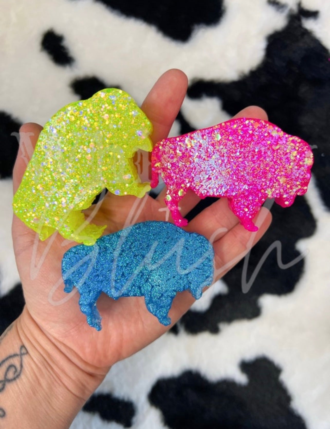 Neon buffalo vent clips set