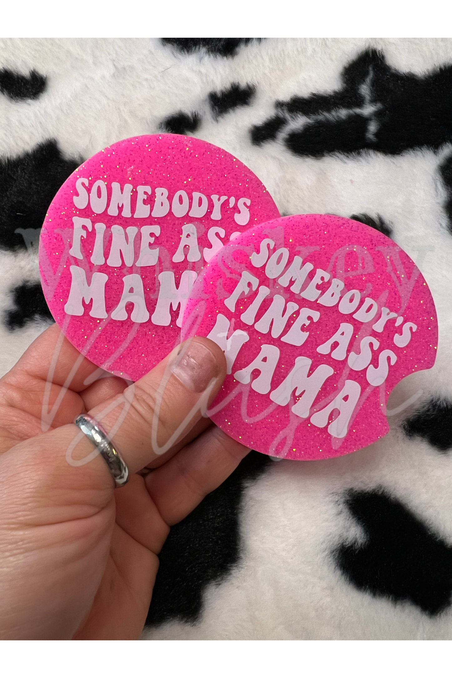 Fine ass mama car coasters