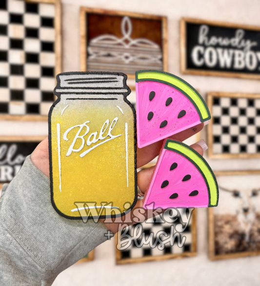 Watermelon lemonade freshie set