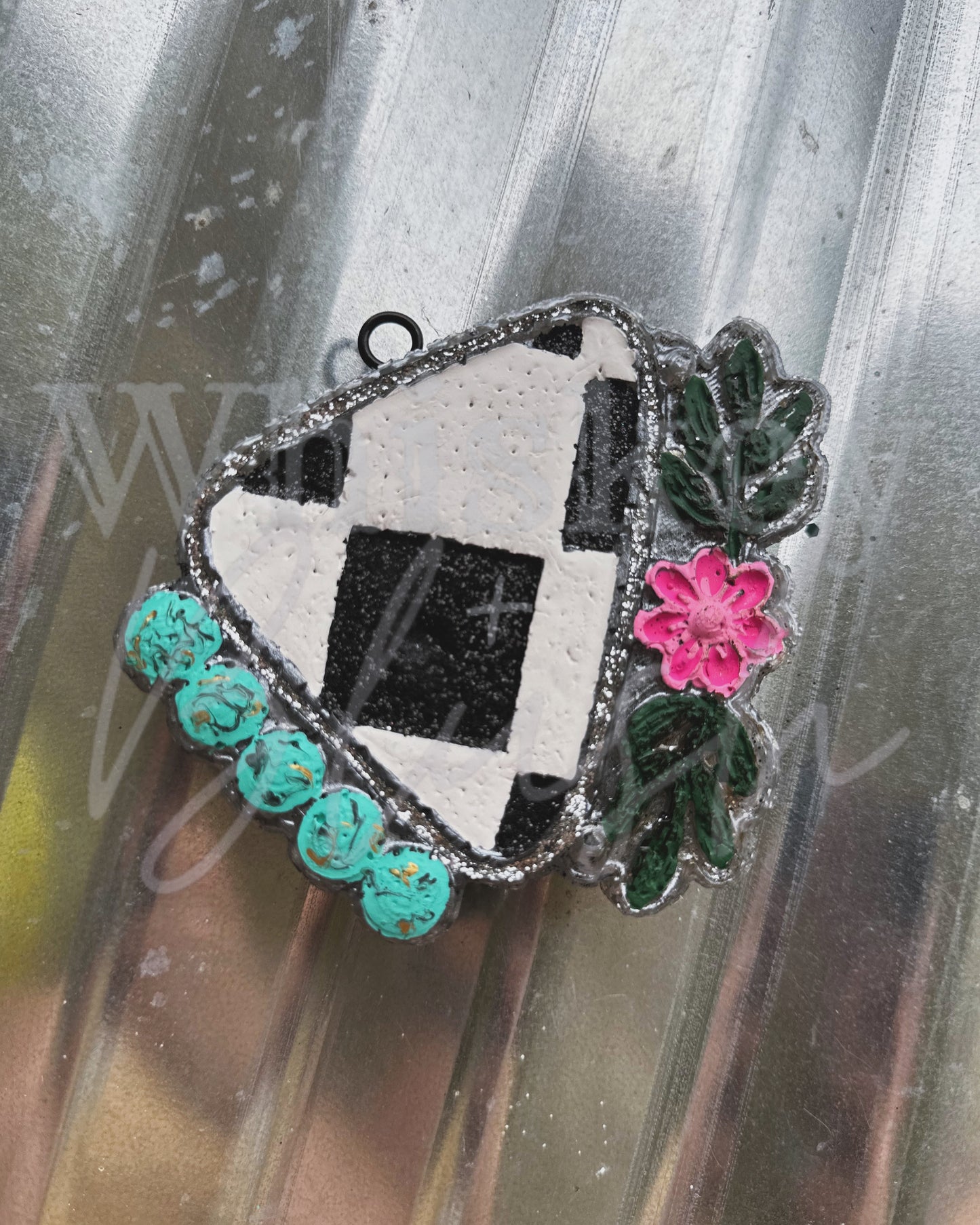 Western checkered concho