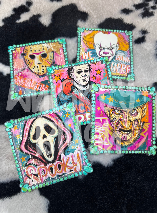 DGB square frame cardstock - horror
