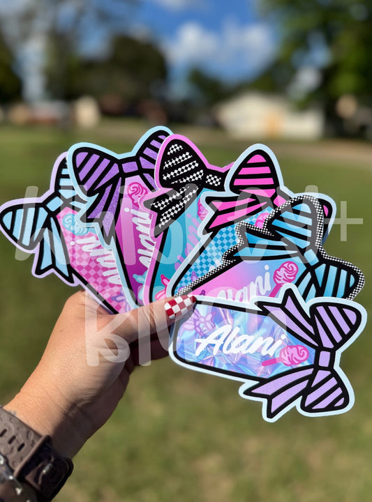 Southern Glitter Cotton candy Alani cardstock