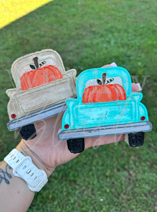 Pumpkin truck freshie