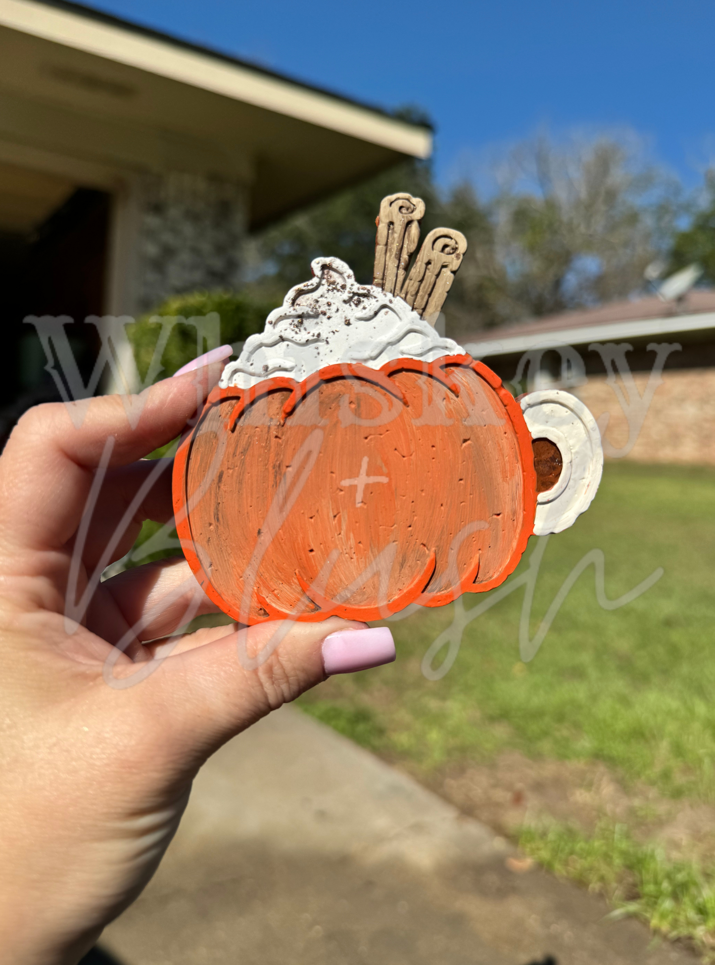 Pumpkin mug freshie