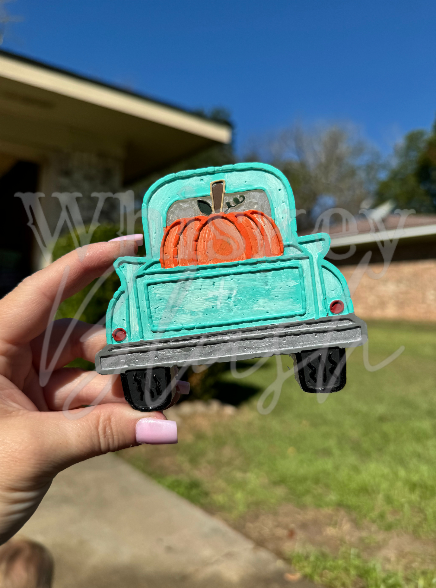 Pumpkin truck freshie
