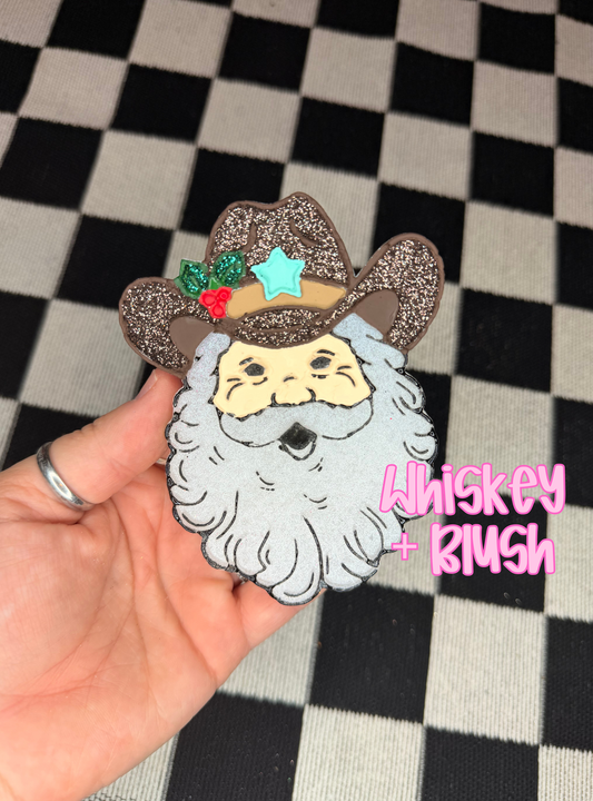 Cowboy Santa freshie