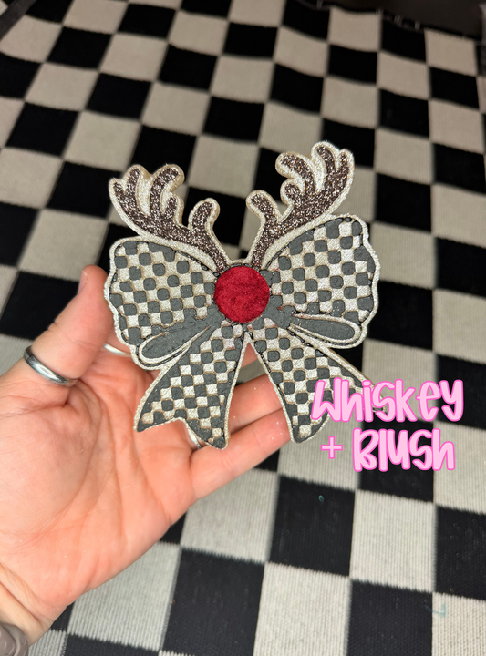 Checkered bow freshie