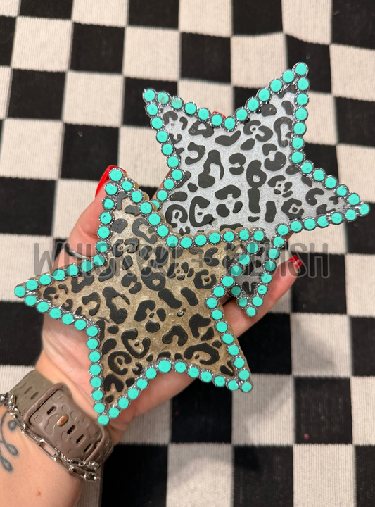 Turquoise leopard star freshie