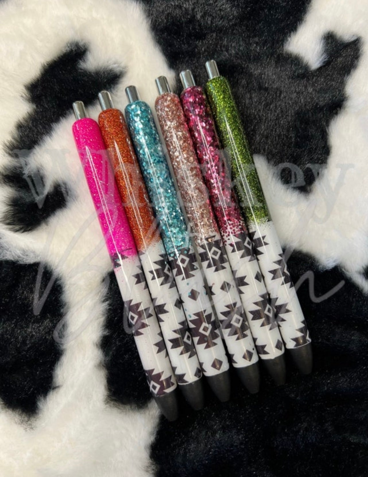 Aztec glitter pen